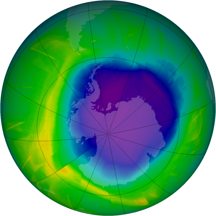 Ozone Map 2009-10-09